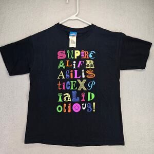 Disney Cameron Macintosh Mary Poppins Theatre Production Shirt Youth M NWT VTG